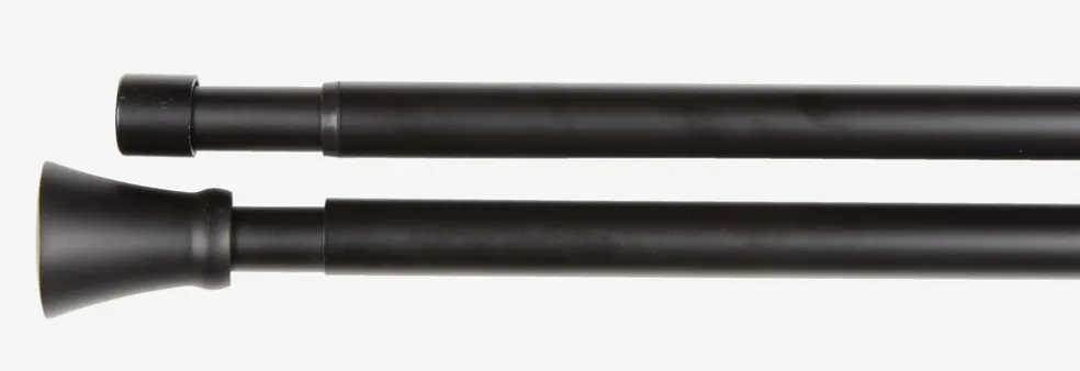 CONETringle à rideau double CONE 200-340cm noir