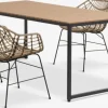 DAGSVAD + ILDERHUSEDAGSVAD L190 table + 4 ILDERHUSE chaises naturel