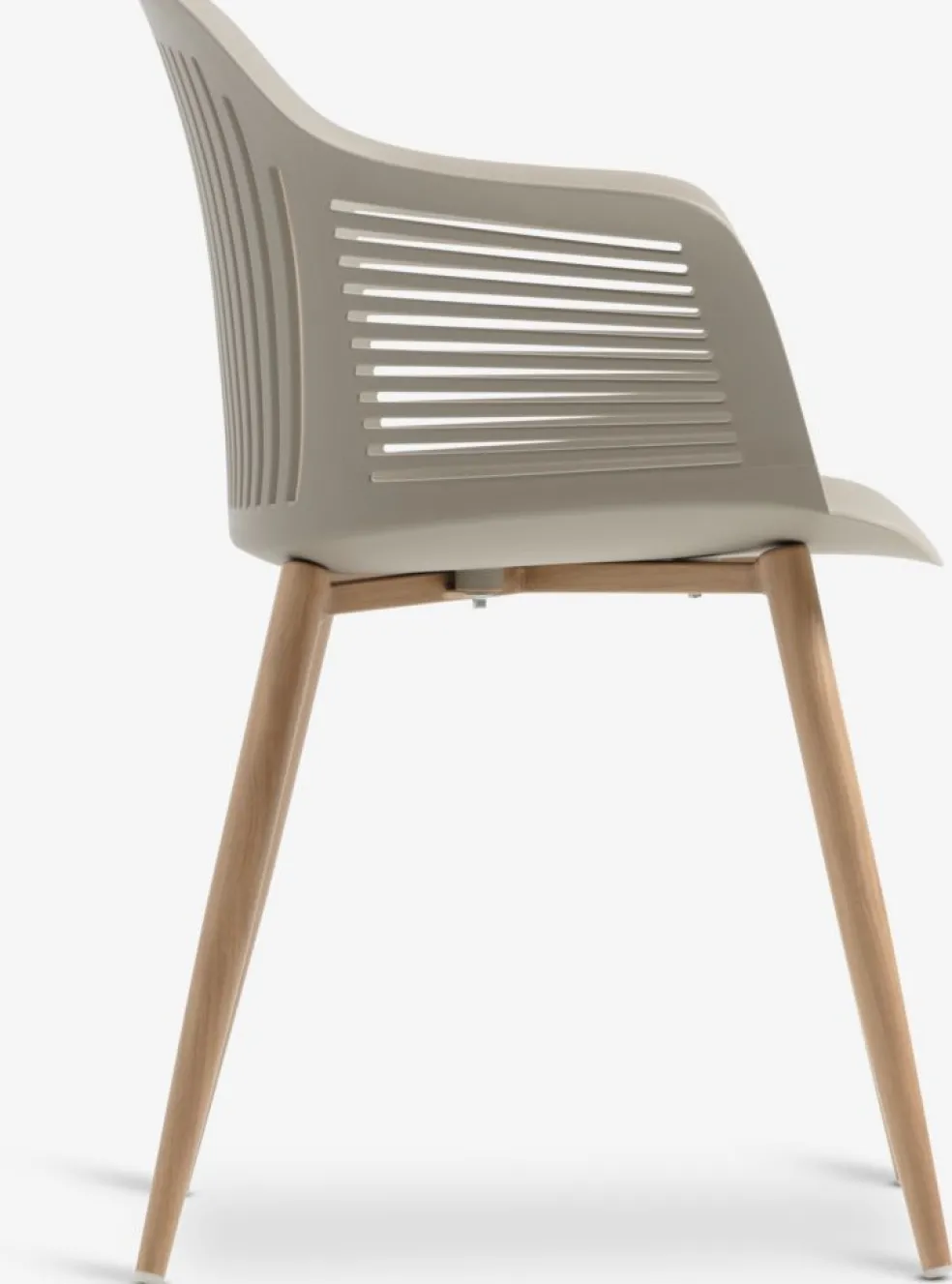 DAGSVAD + VANTOREDAGSVAD L190 table naturel + 4 VANTORE chaises sable foncé