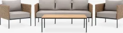 DAMFENNEREnsemble lounge DAMFENNER 5 personnes naturel