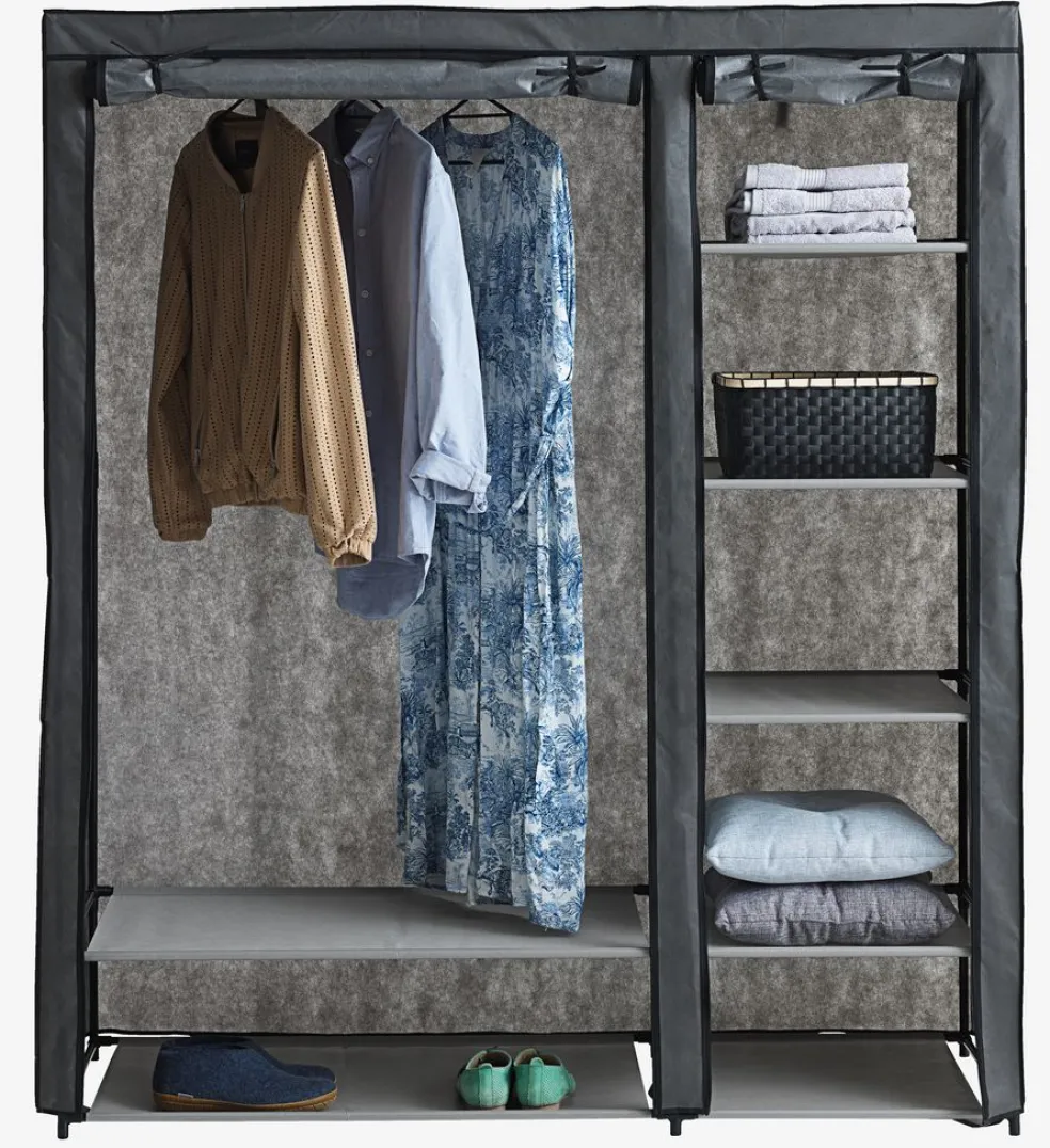 DAMHUSArmoire DAMHUS 149x174 gris foncé