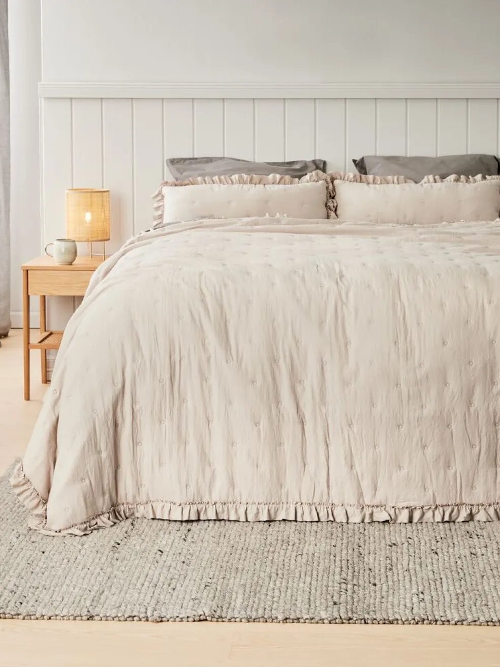 DUNHAMMERCouvre-lit DUNHAMMER 220x240 beige
