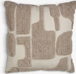 DVERGFAKSCoussin DVERGFAKS 45x45 gris/beige
