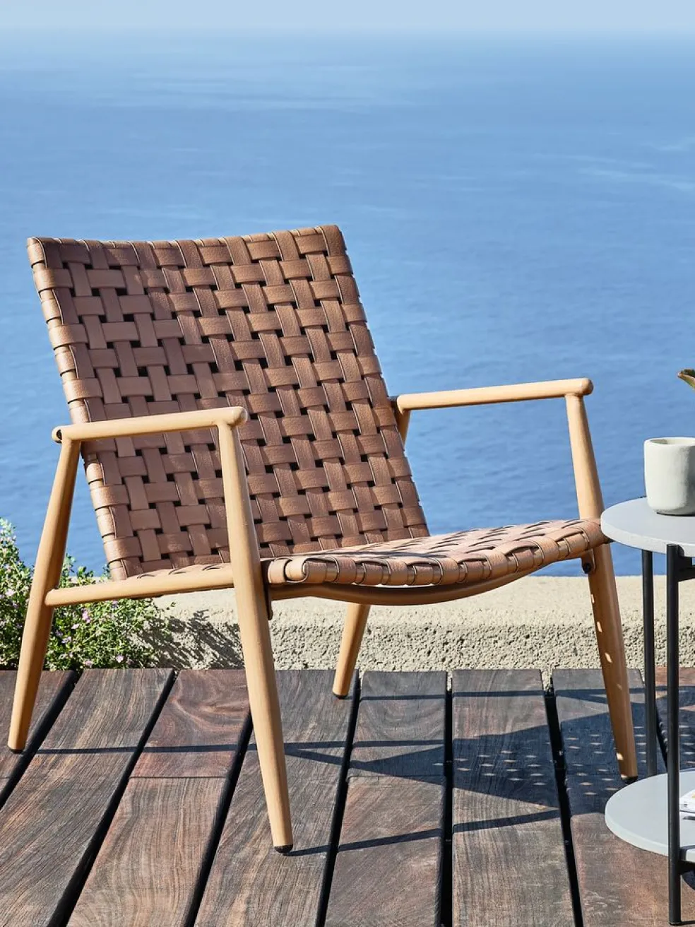 EDDERUPFauteuil lounge EDDERUP naturel