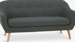 EGEDALCanapé EGEDAL 2,5 places tissu gris