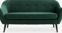 EGEDALCanapé EGEDAL 2,5 places velours vert