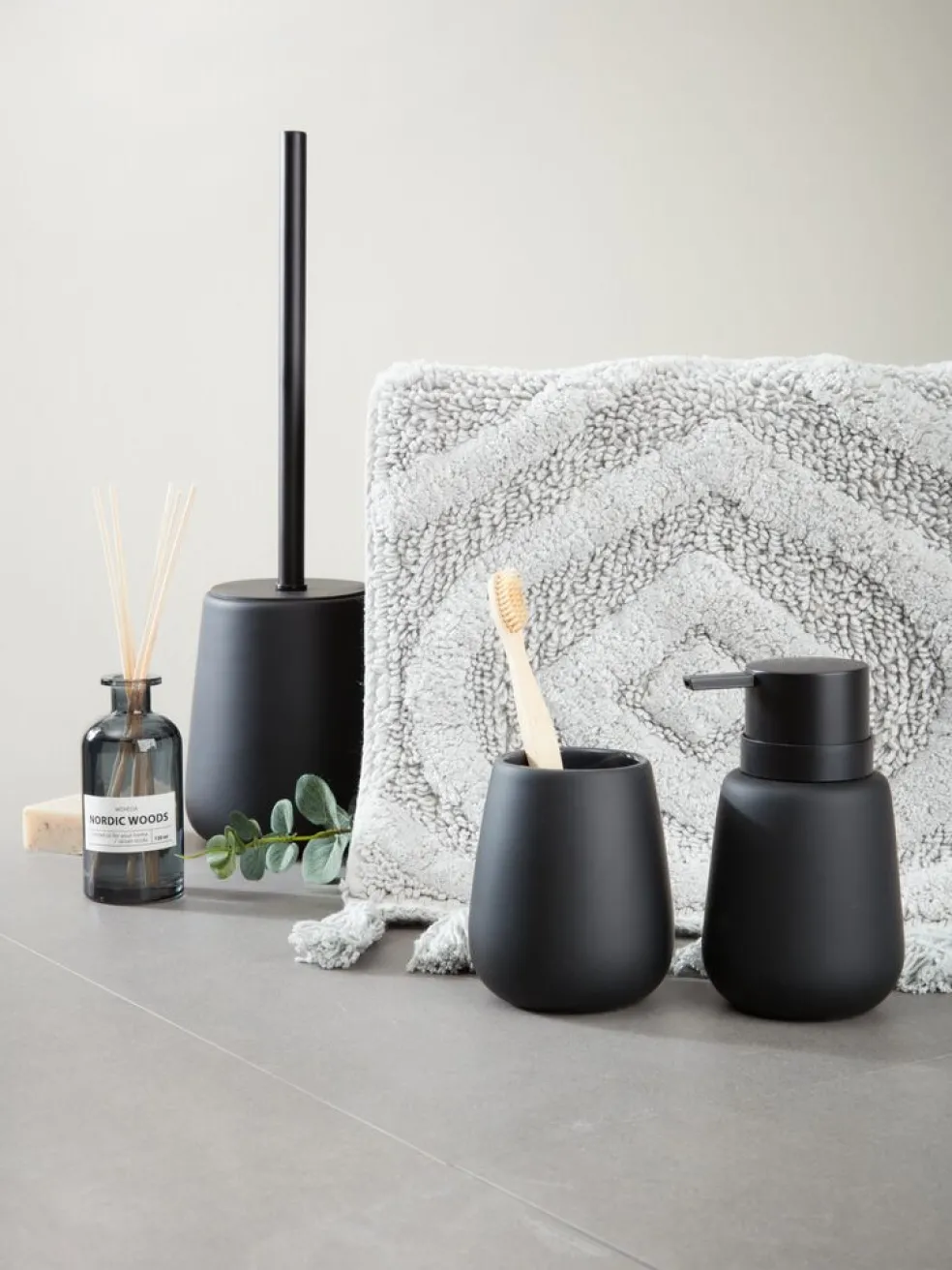 EKBYBrosse wc EKBY noir