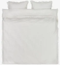 ELMAGoldParure de lit ELMA coton lavé 240x220 blanc