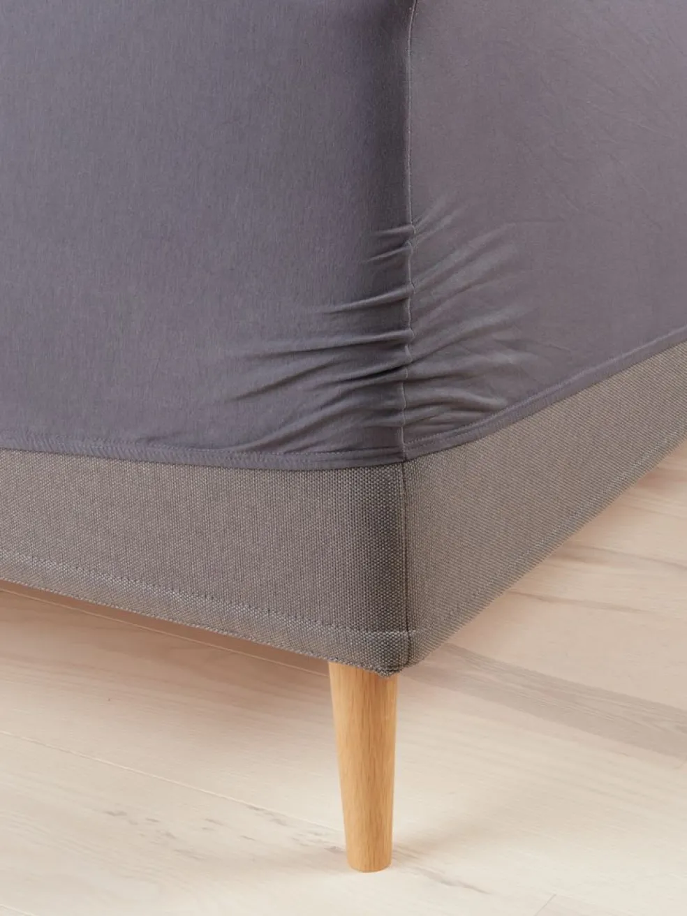 ELSEGoldDrap-housse en jersey ELSE 140x200x30 anthracite