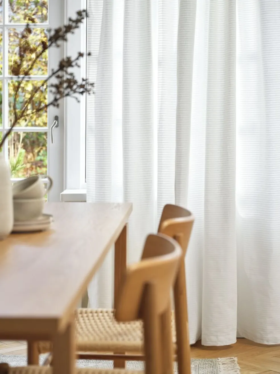 ELVALANDETRideau ELVALANDET 1x140x245 blanc