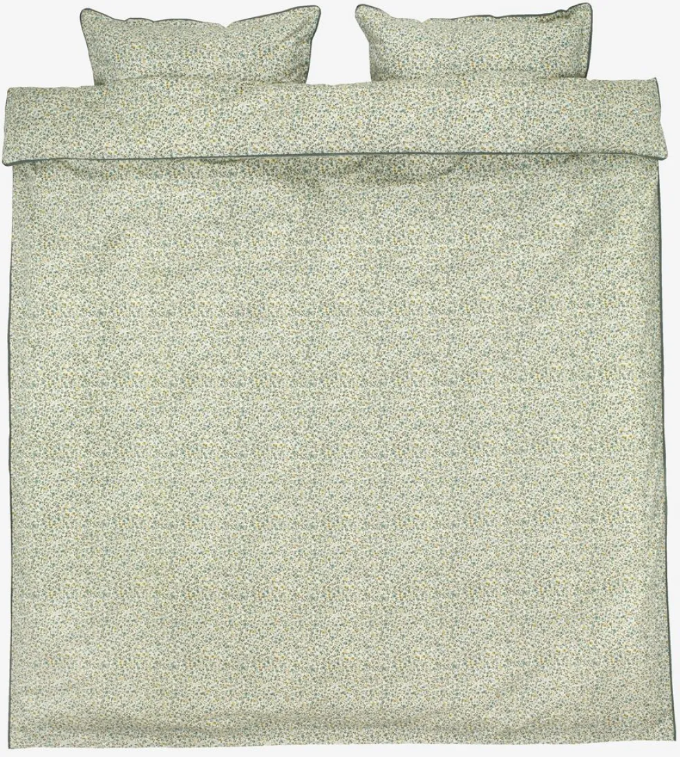 EMILYGoldParure de lit Percale EMILY 240x220 bleu