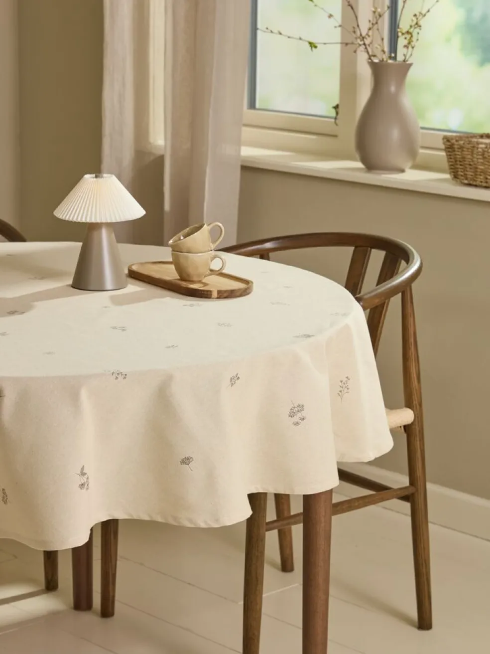 ENGFIOLNappe ENGFIOL Ø160 beige/gris