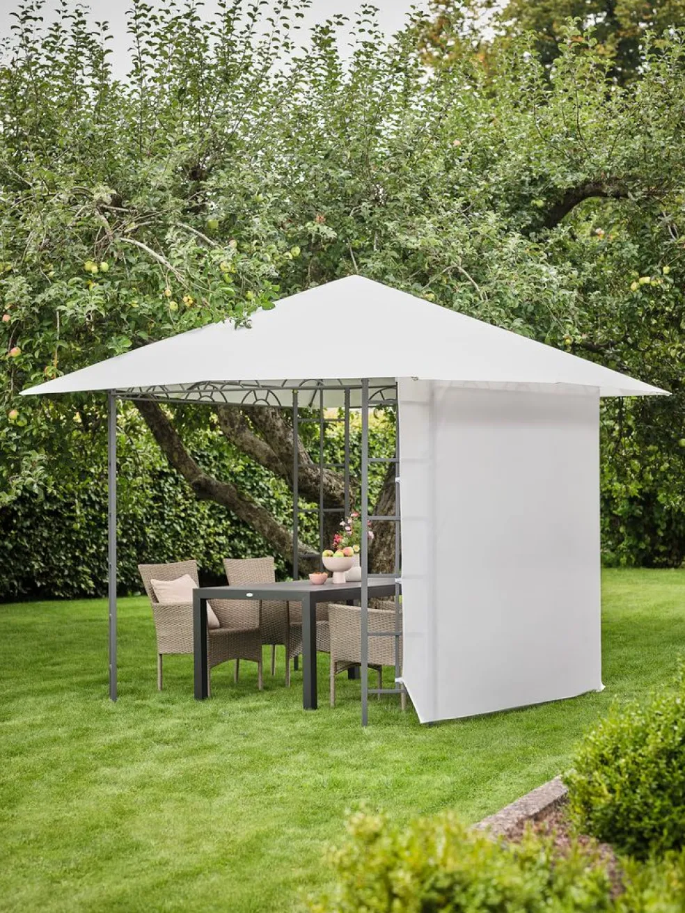 FAABORGParoi latérale pour tonnelle FAABORG l2,3xH2m blanc
