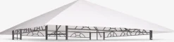 FAABORGToit de tonnelle FAABORG l3xL3m blanc