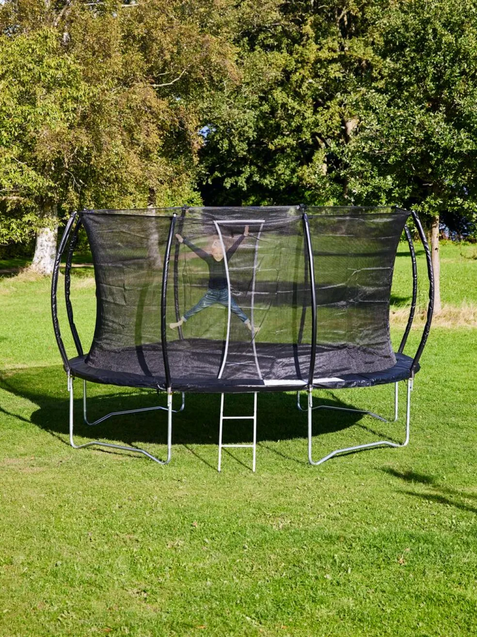 FALKTrampoline FALK Ø426 a/filet sécurité noir