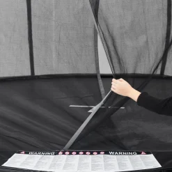FALKTrampoline FALK Ø426 a/filet sécurité noir