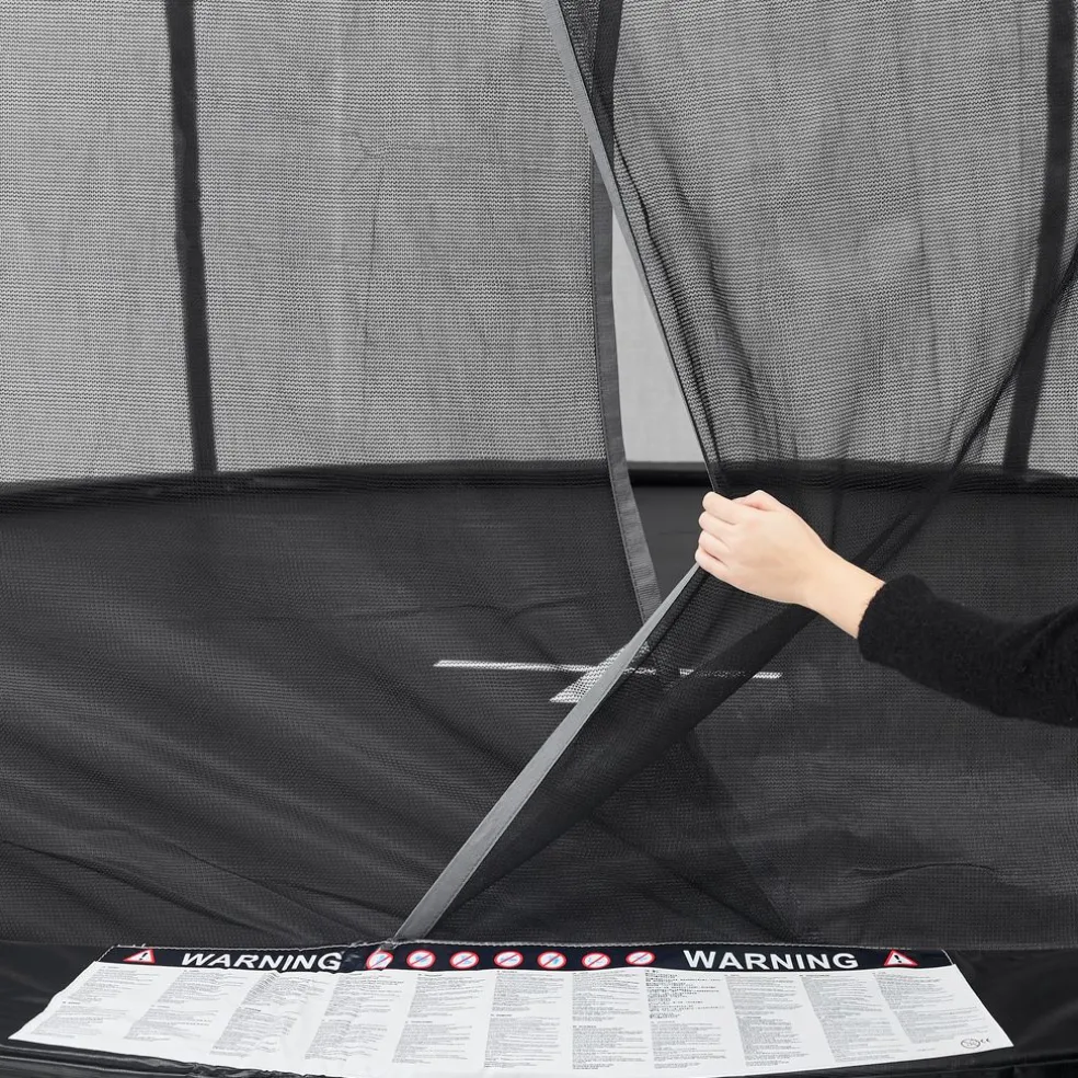 FALKTrampoline FALK Ø426 a/filet sécurité noir
