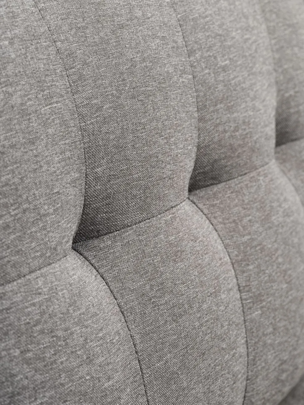 FALSLEVCanapé FALSLEV 2 places tissu gris