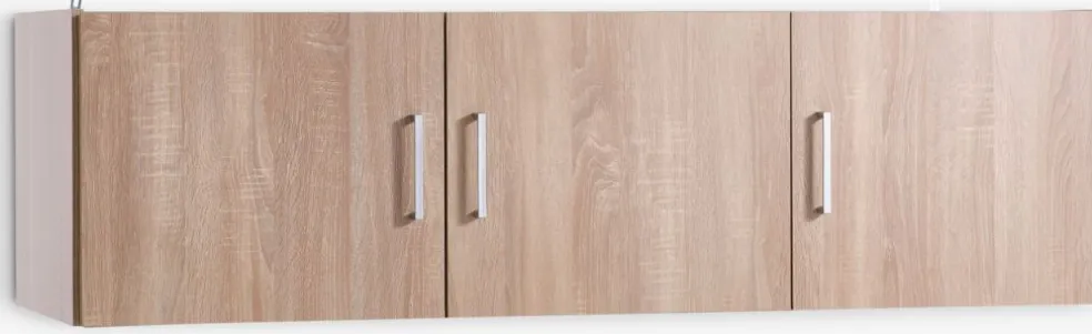 FANDRUPMeuble haut FANDRUP 145x41 3 portes coloris chêne clair