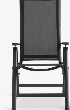 FAUSING + BREDSTENFAUSING L220 table + 4 BREDSTEN chaises noir