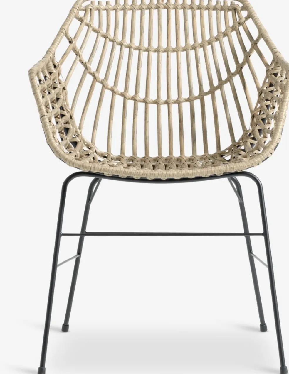 FAUSING + ILDERHUSEFAUSING L220 table noir + 4 ILDERHUSE chaises naturel