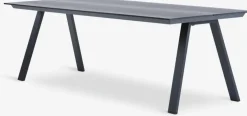 FAUSINGTable de jardin FAUSING l100xL220 noir