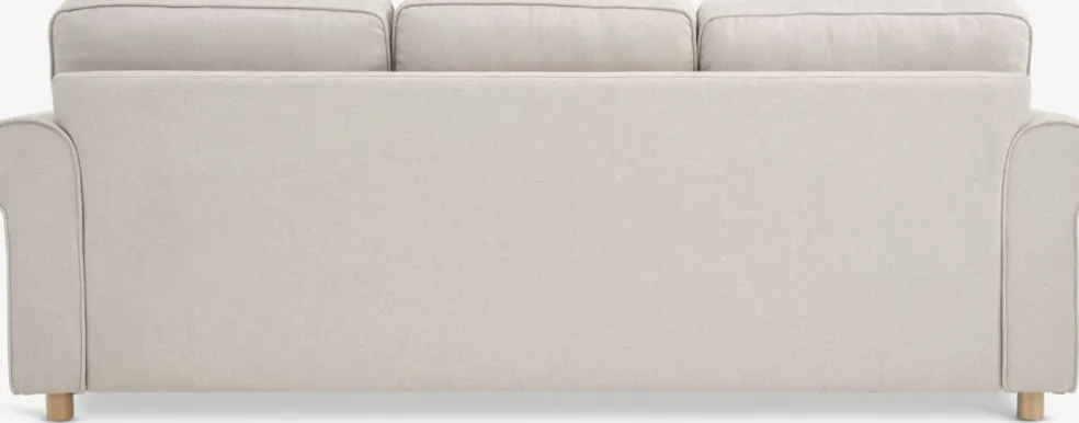 FERRITSLEVCanapé FERRITSLEV 3 places tissu beige