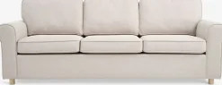 FERRITSLEVCanapé FERRITSLEV 3 places tissu beige
