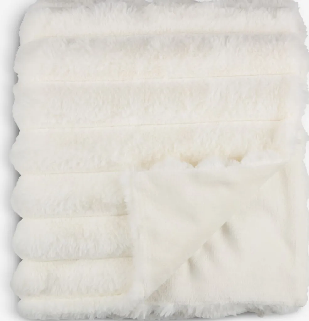 FJELLPRYDPlaid FJELLPRYD 130x170 blanc
