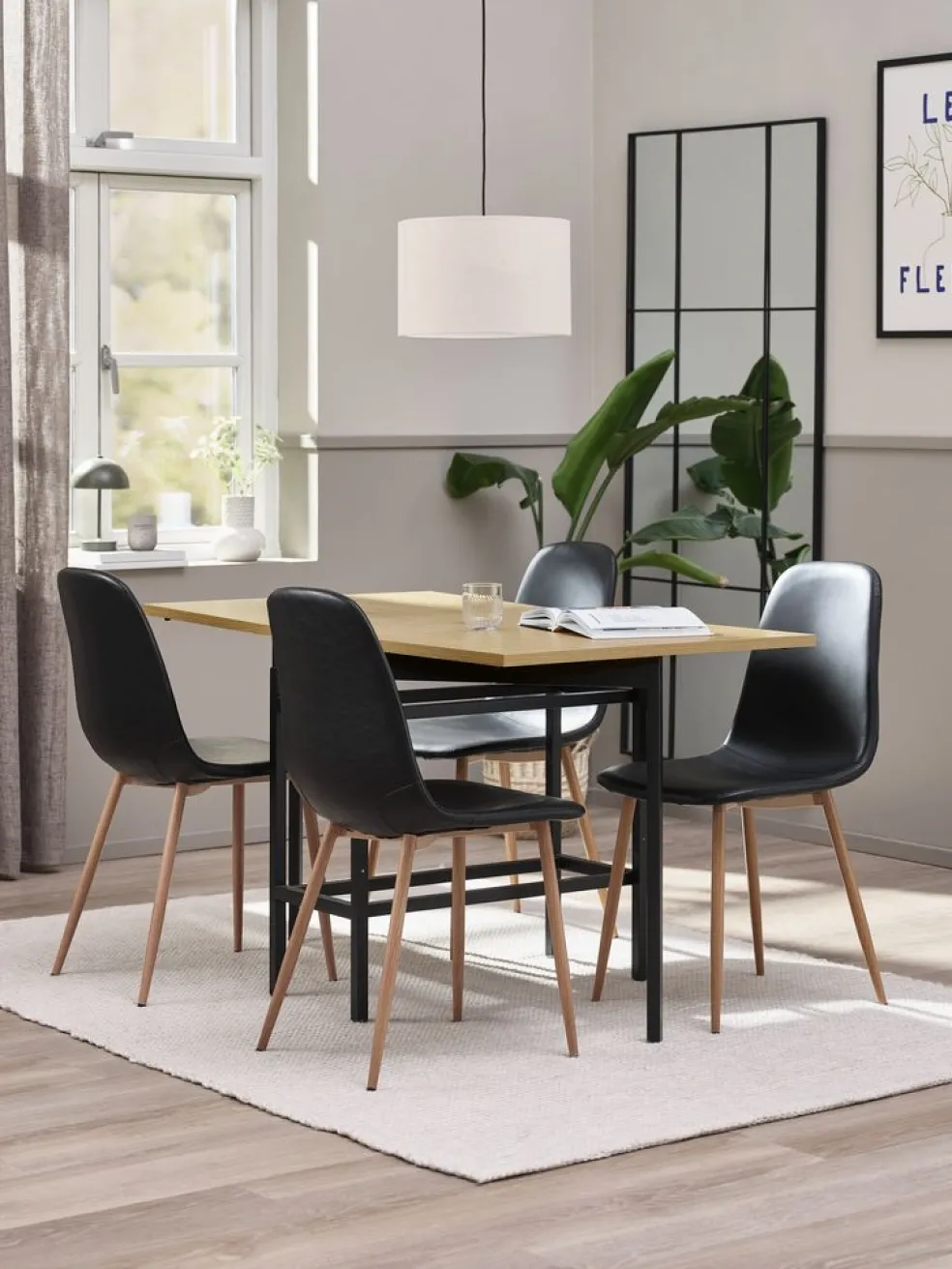 FOLDINGBROTable FOLDINGBRO 75x38/84/130 coloris chêne chaud