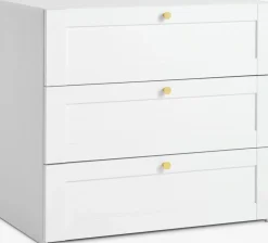 FRAMLEVCommode 3 tiroirs FRAMLEV blanc
