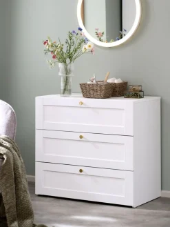FRAMLEVCommode 3 tiroirs FRAMLEV blanc
