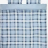 FRANCISKABasicParure de lit en flanelle FRANCISKA 240x220 bleu