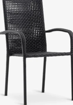 FUGLEBJERGChaise empilable FUGLEBJERG noir