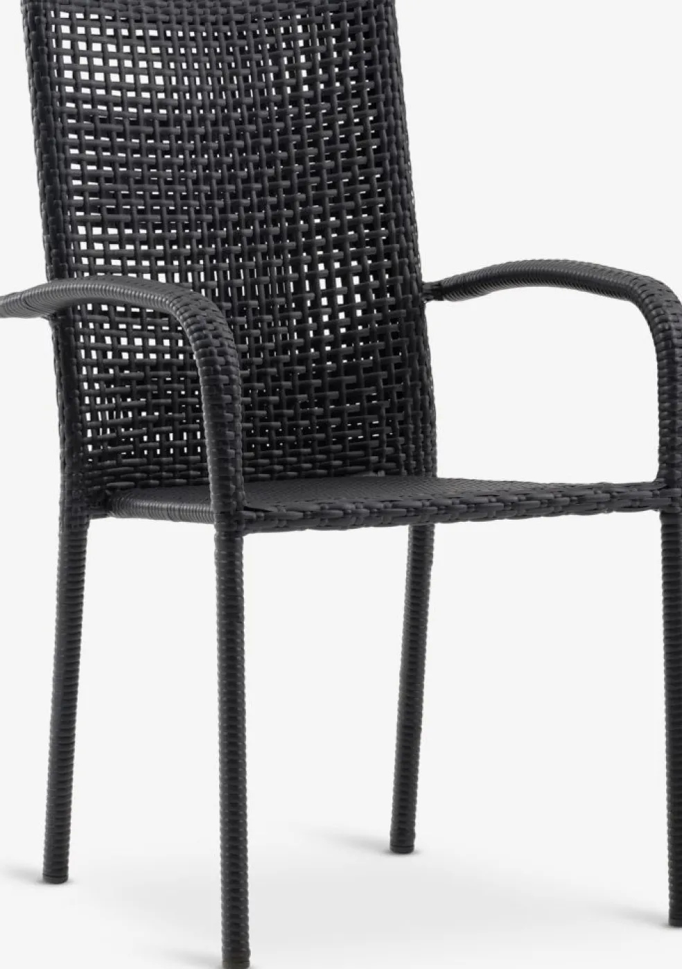 FUGLEBJERGChaise empilable FUGLEBJERG noir