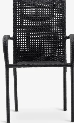 FUGLEBJERGChaise empilable FUGLEBJERG noir