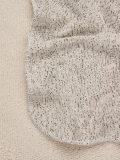 GEDEBLADPlaid GEDEBLAD 130x180 gris/blanc