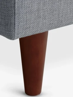 GEDVEDCanapé GEDVED méridienne tissu gris clair
