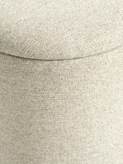 GISLEVPouf GISLEV 65x36 a/rangement tissu sable