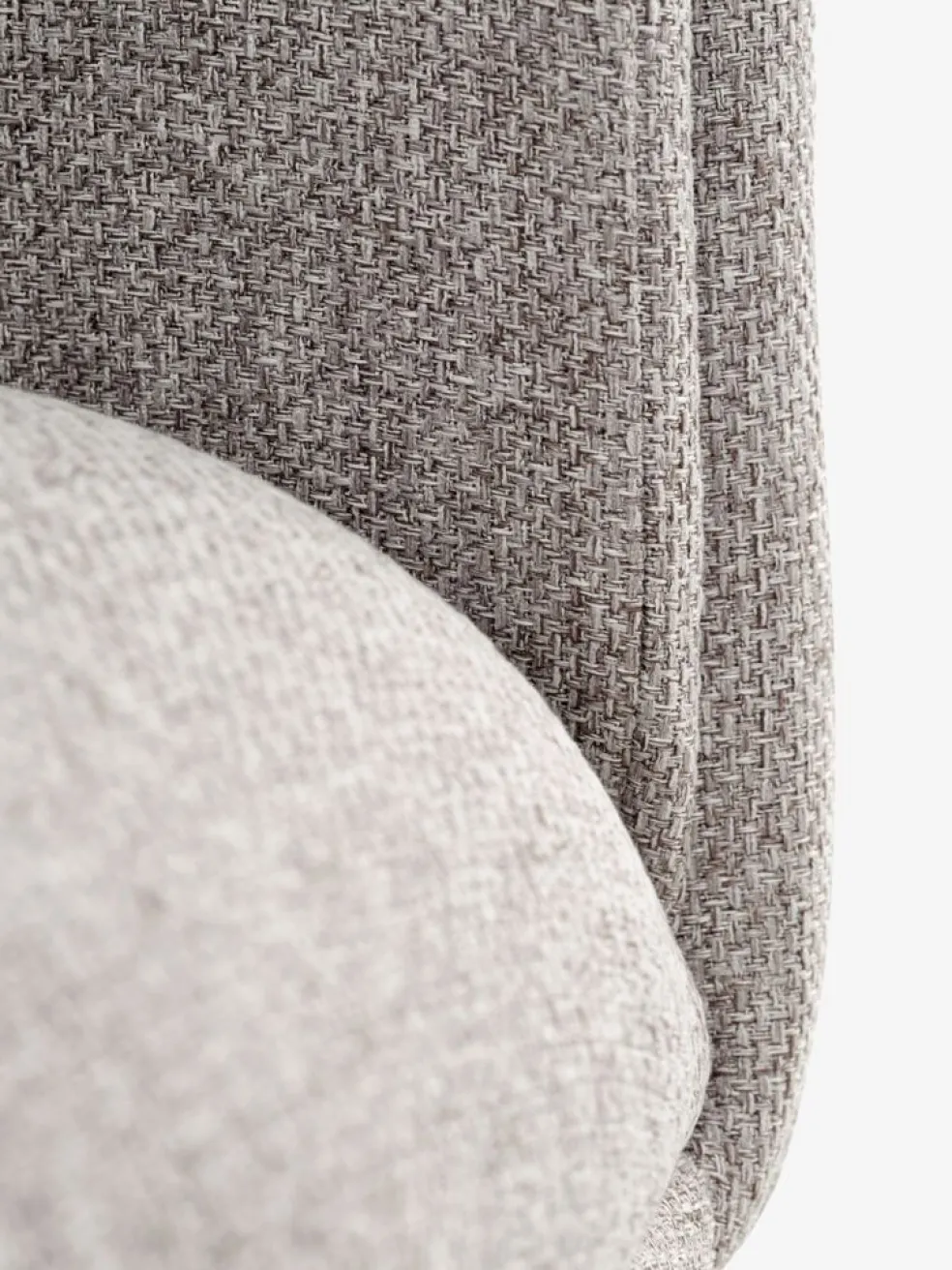 GJESINGChaise GJESING tissu beige/noir