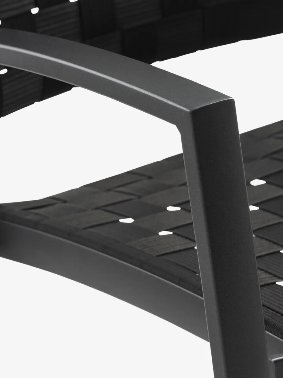 GLOMFJORDChaise empilable GLOMFJORD noir