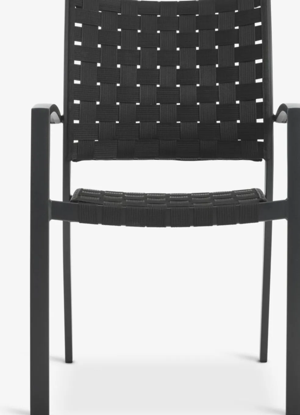 GLOMFJORDChaise empilable GLOMFJORD noir