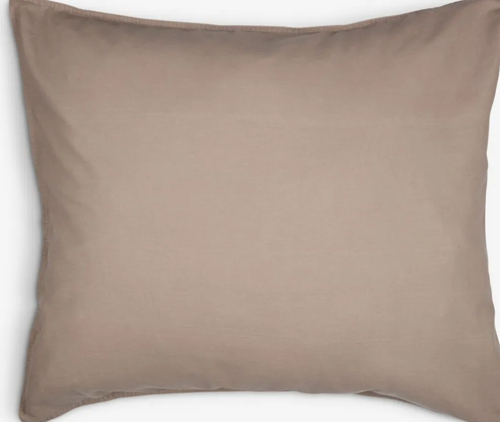 GROGoldTaie d'oreiller GRO Coton lavé 60x63/70 sable foncé