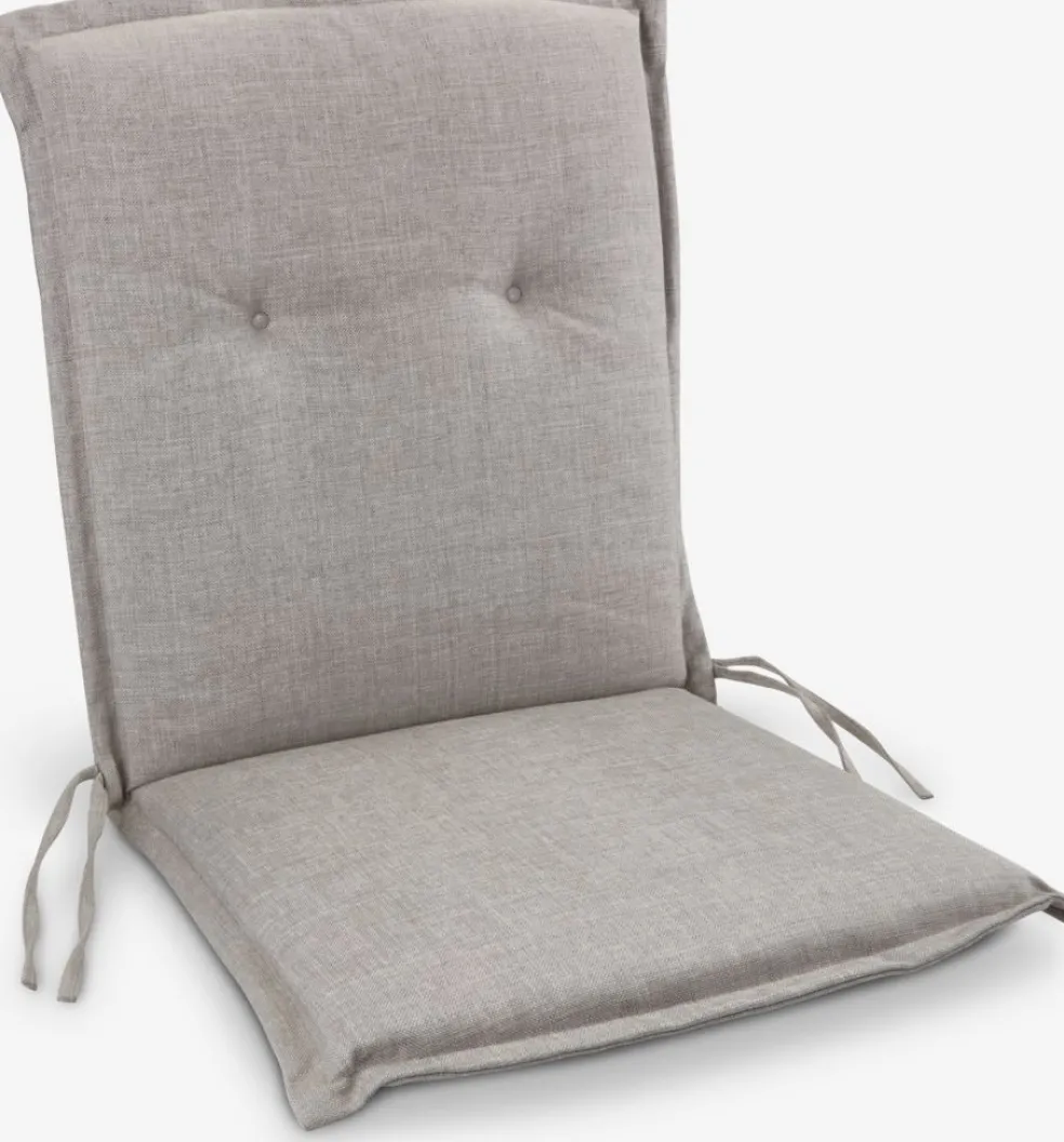 GUDHJEMCoussin de jardin p/chaise dossier bas GUDHJEM gris clair