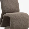 GULDBJERGFauteuil lounge GULDBJERG tissu sable foncé