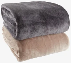 GULSKOLMPlaid polaire GULSKOLM 220x240 gris