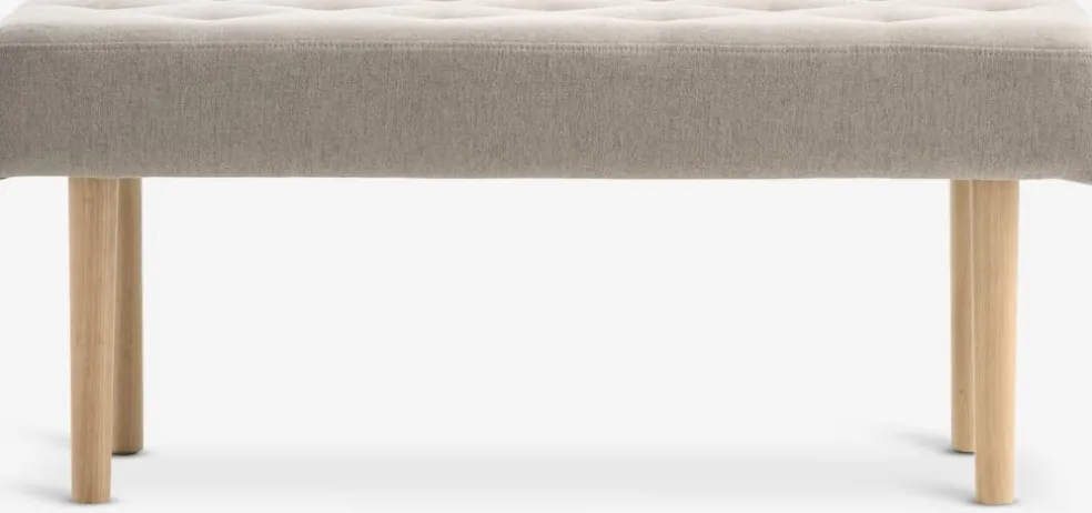 HAGEBROBanc HAGEBRO tissu sable/naturel