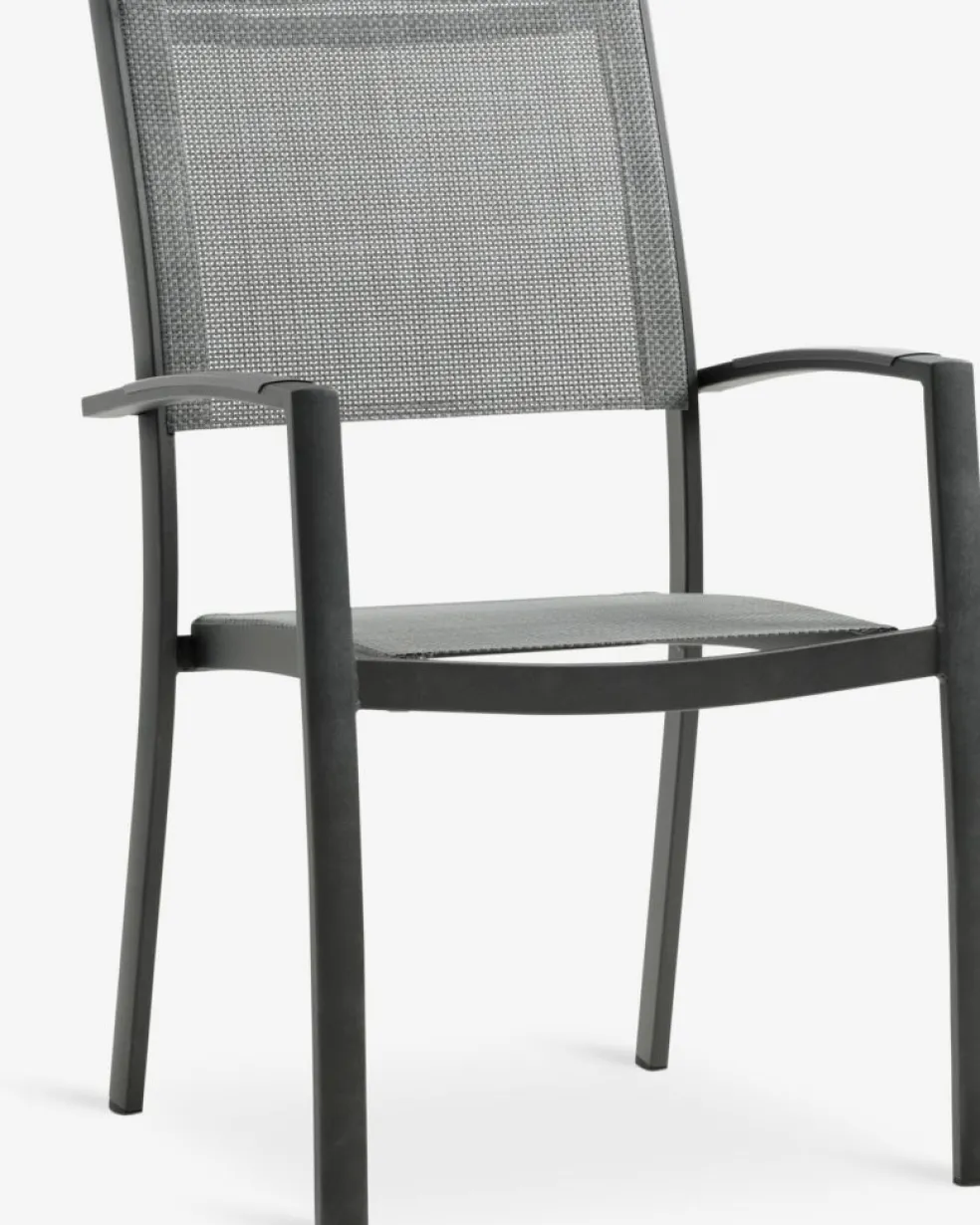 HAGEN + STRANDBYHAGEN L160 table + 4 STRANDBY chaises gris