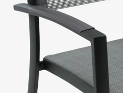 HAGEN + STRANDBYHAGEN L214 table + 4 STRANDBY chaises gris