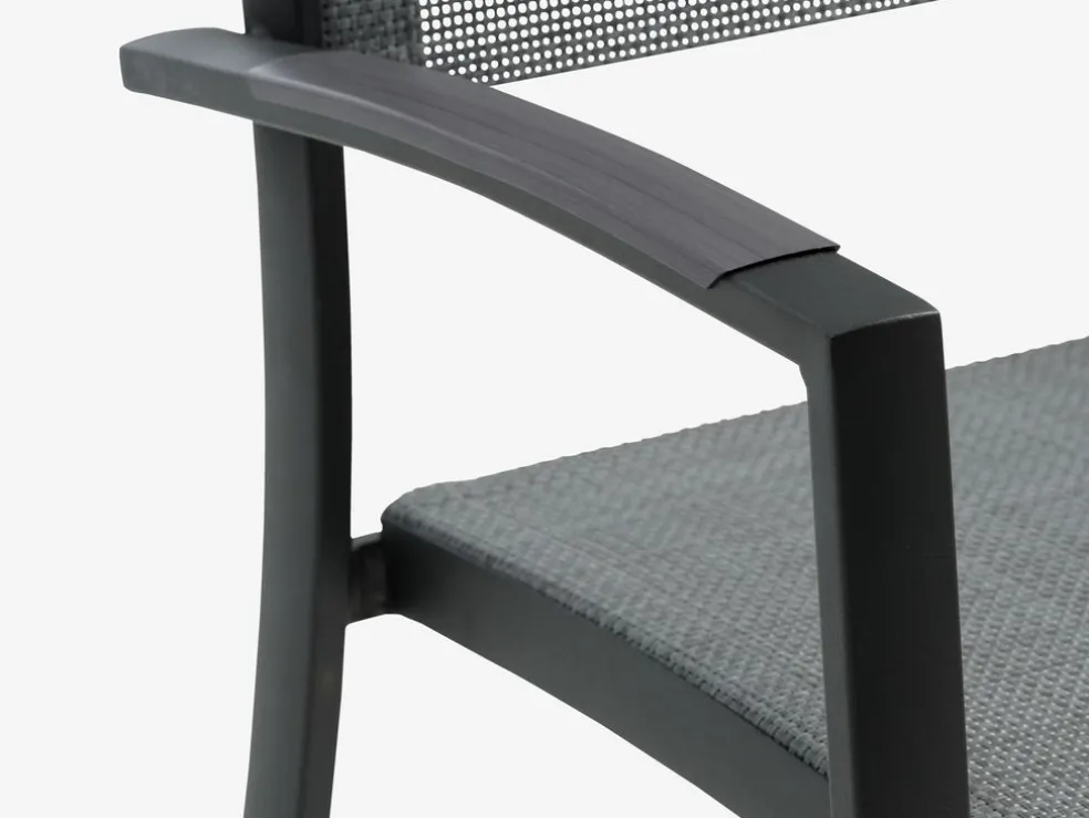 HAGEN + STRANDBYHAGEN L214 table + 4 STRANDBY chaises gris